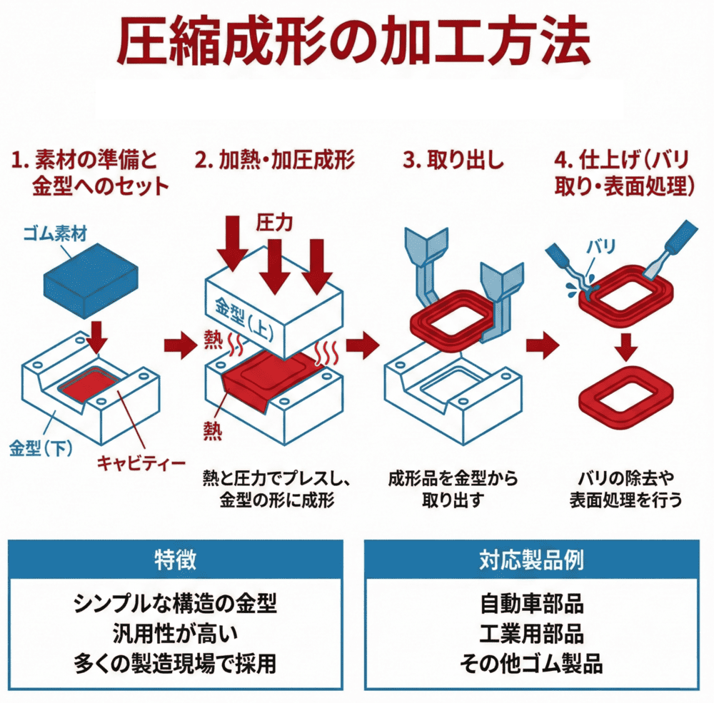 圧縮成形の特徴